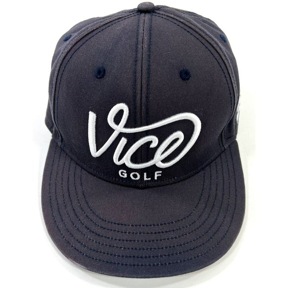Vice Golf Accessories Vice Golf Hat Cap Snapback Faded Navy Blue